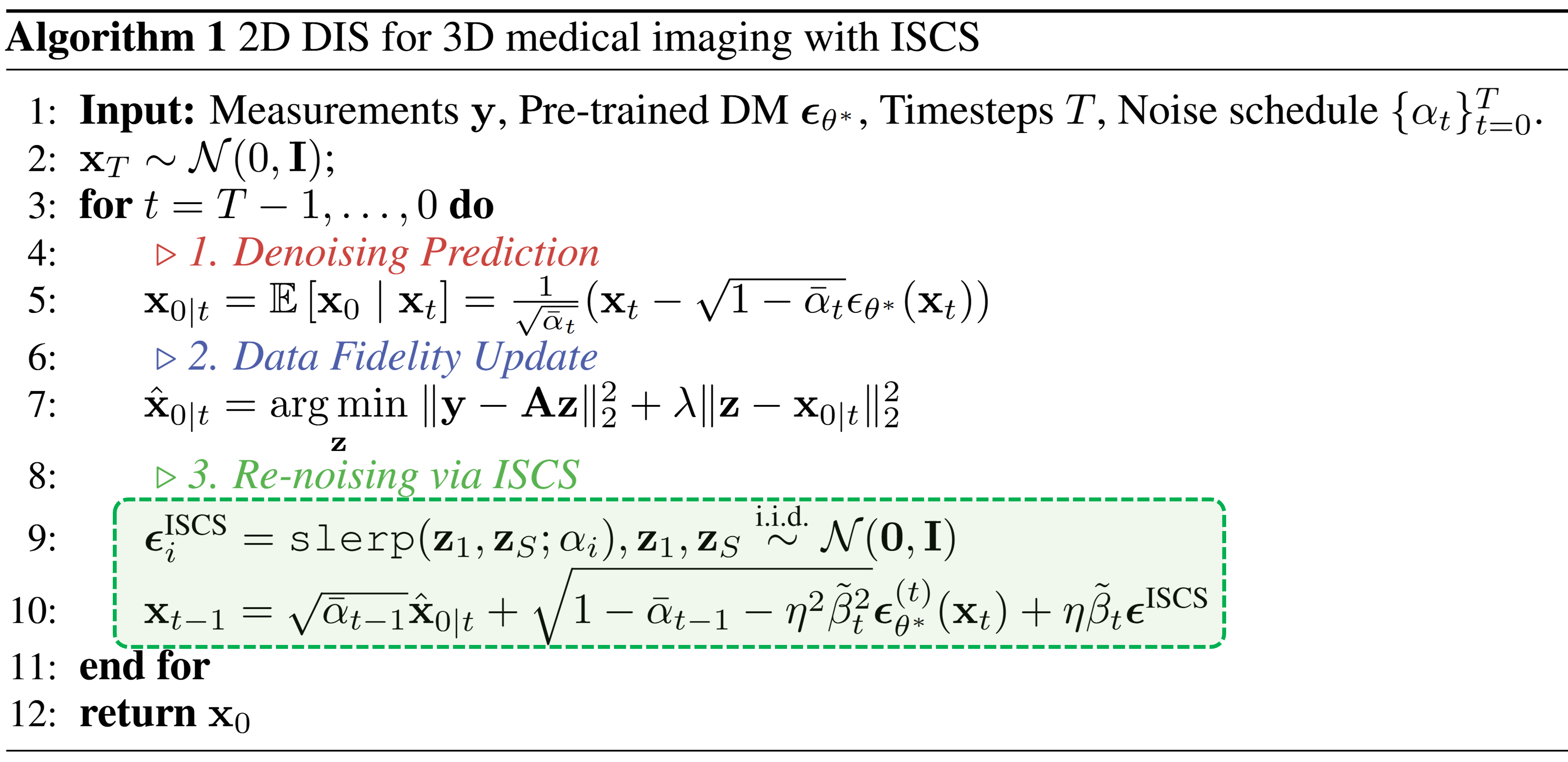 Improving 2D Diffusion Models for 3D Medical Imaging with Inter‑Slice Consistent Stochasticity